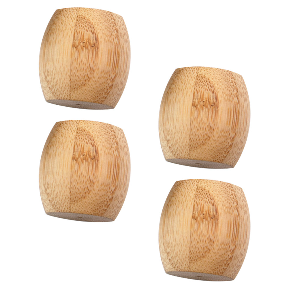 Bamboo Toothbrush - 4Pcs Bamboo Bathroom Holder For Space