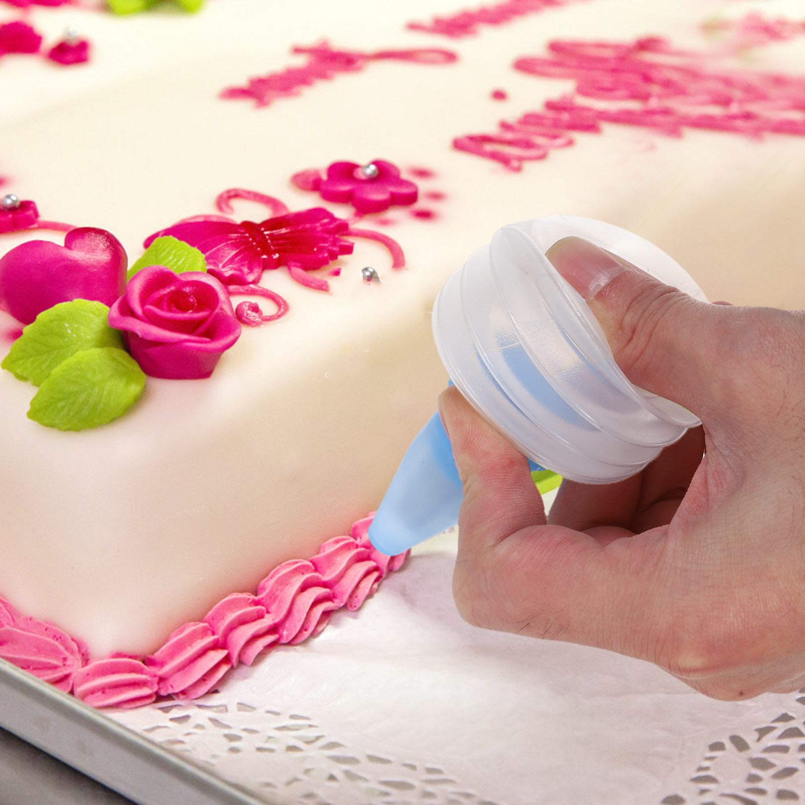 Reusable Bottle - 6Pcs Cream Jugs Precise Pressure Icing