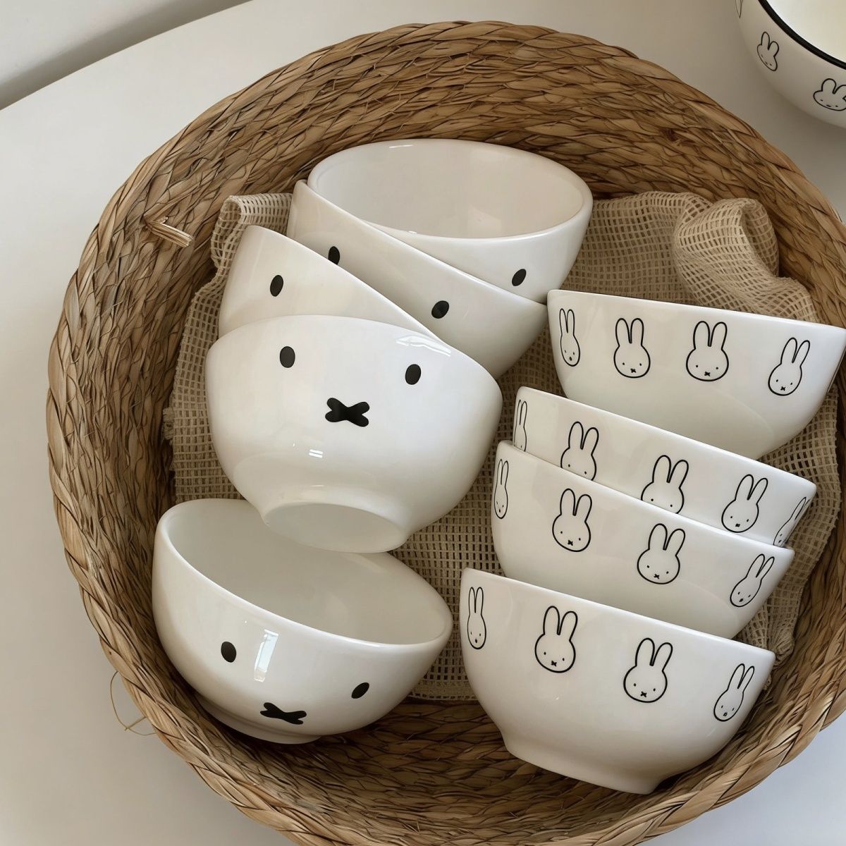 Anime Cute Miffy Simple Cerami - Bamboo Cutlery review and price
