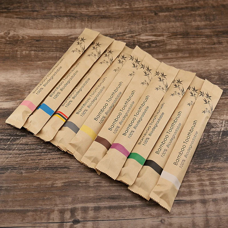 5/15pcs Colorful Toothbrush Na - Bamboo Toothbrush review and price