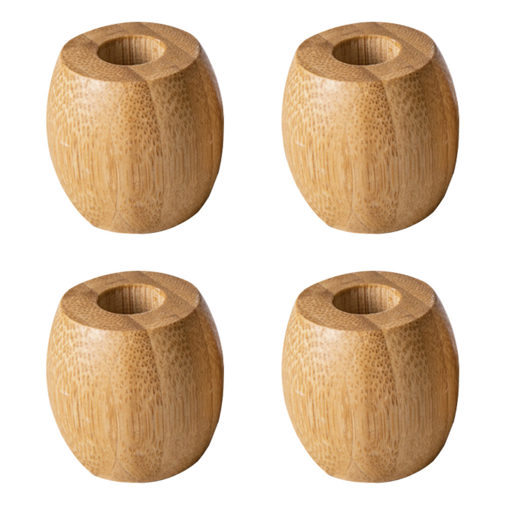 4Pcs Bamboo Bathroom Holder Fo - Bamboo Toothbrush review and price