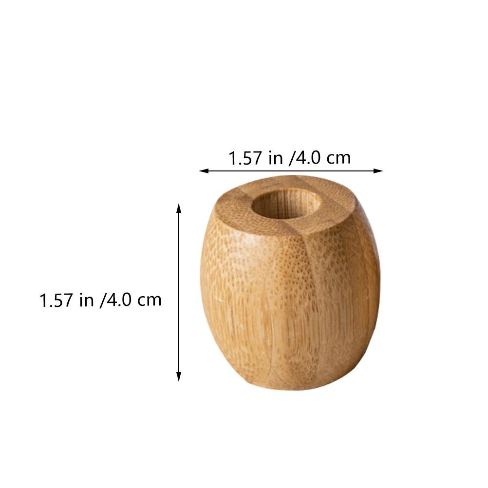 4Pcs Bamboo Bathroom Holder Fo - Bamboo Toothbrush review and price
