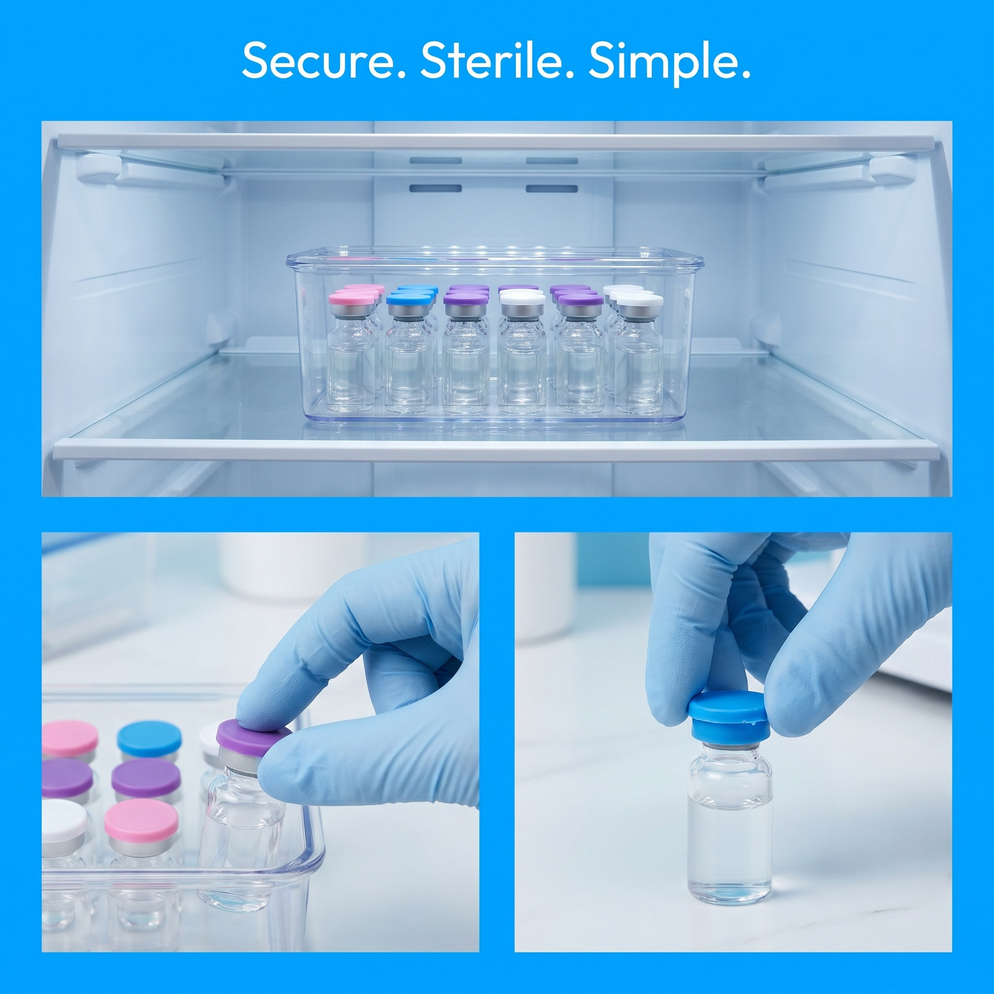 18Pcs Insulin Vial Caps Silico - Reusable Bottle review and price