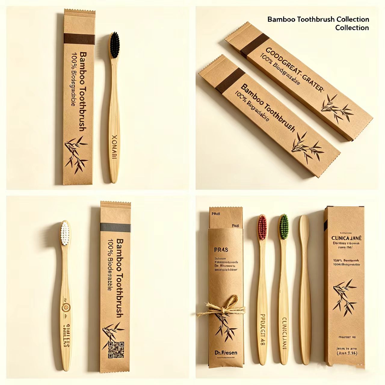 Bamboo Toothbrushes 100Pcs Eco - Bamboo Toothbrush review and price