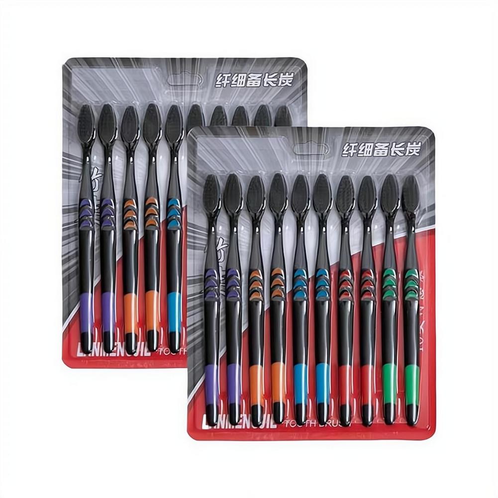 10 Pieces Packed Soft Bristle  - Bamboo Toothbrush review and price