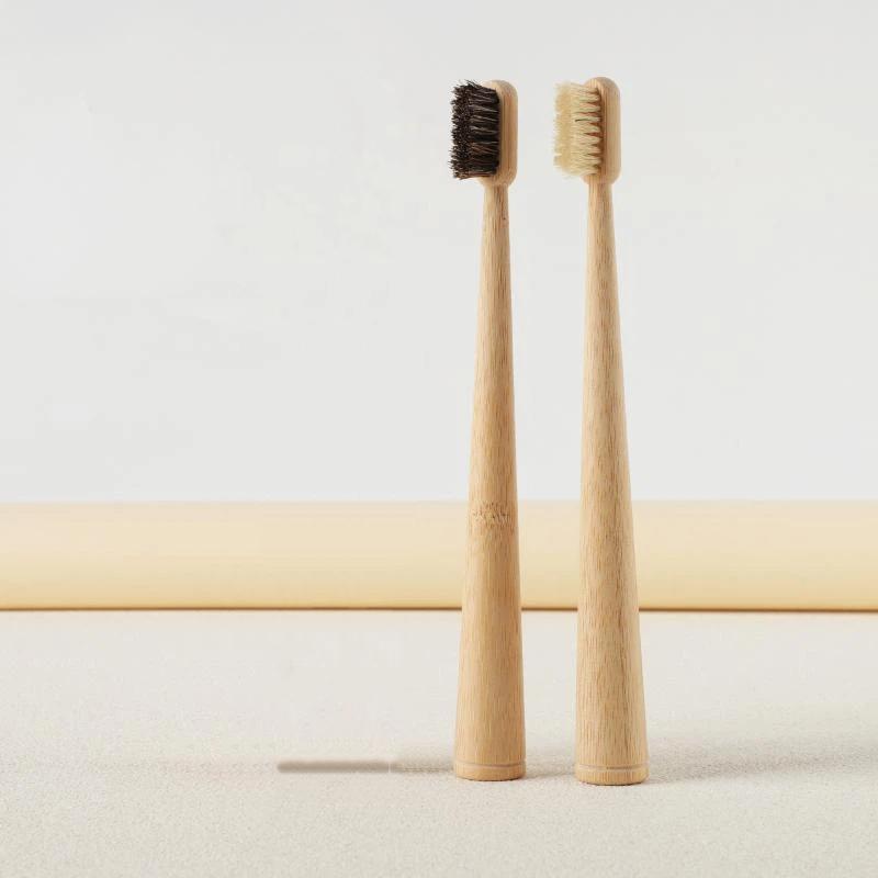1Pc/4Pcs Horse Bristle Bamboo  - Bamboo Toothbrush review and price