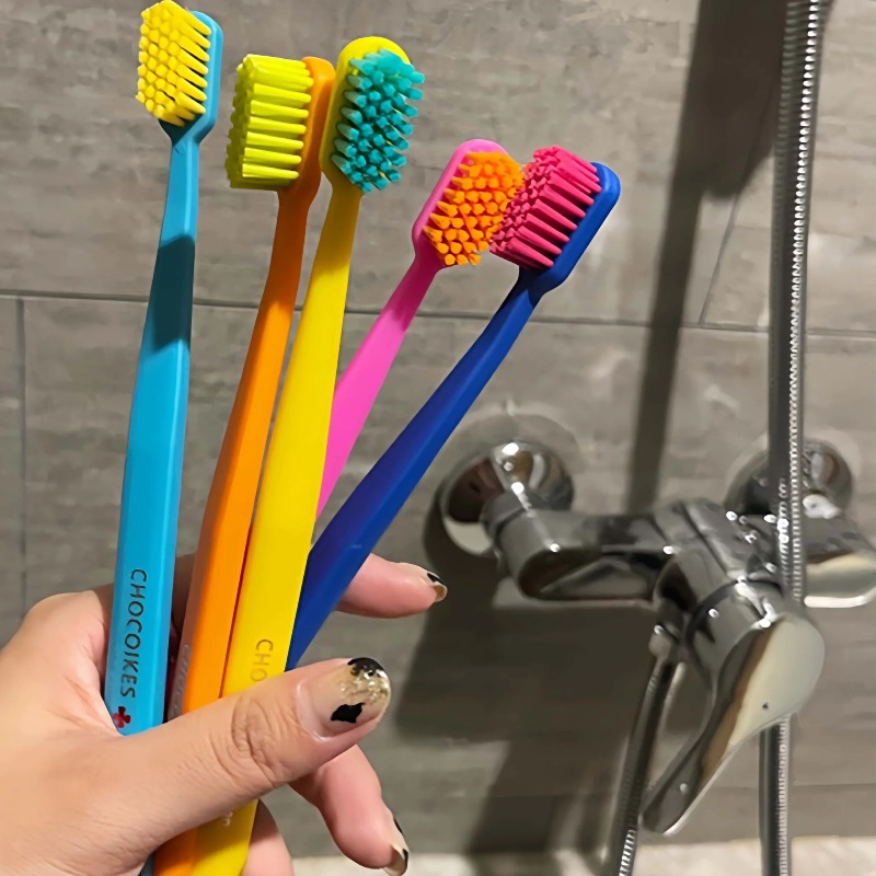 Swiss Toothbrushes 5 Colorful  - Bamboo Toothbrush review and price
