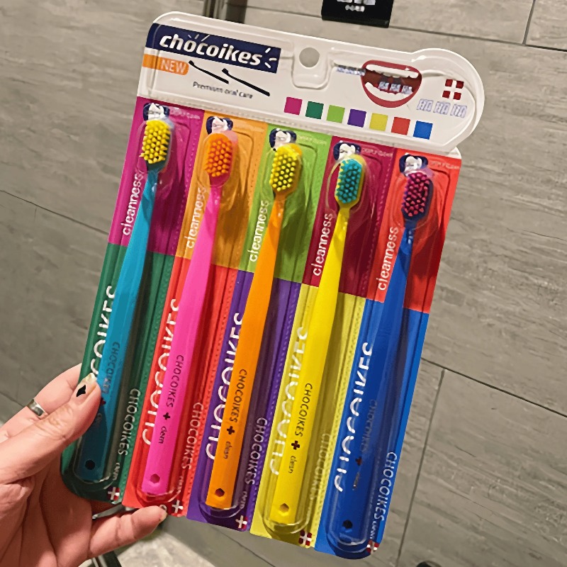 Swiss Toothbrushes 5 Colorful  - Bamboo Toothbrush review and price