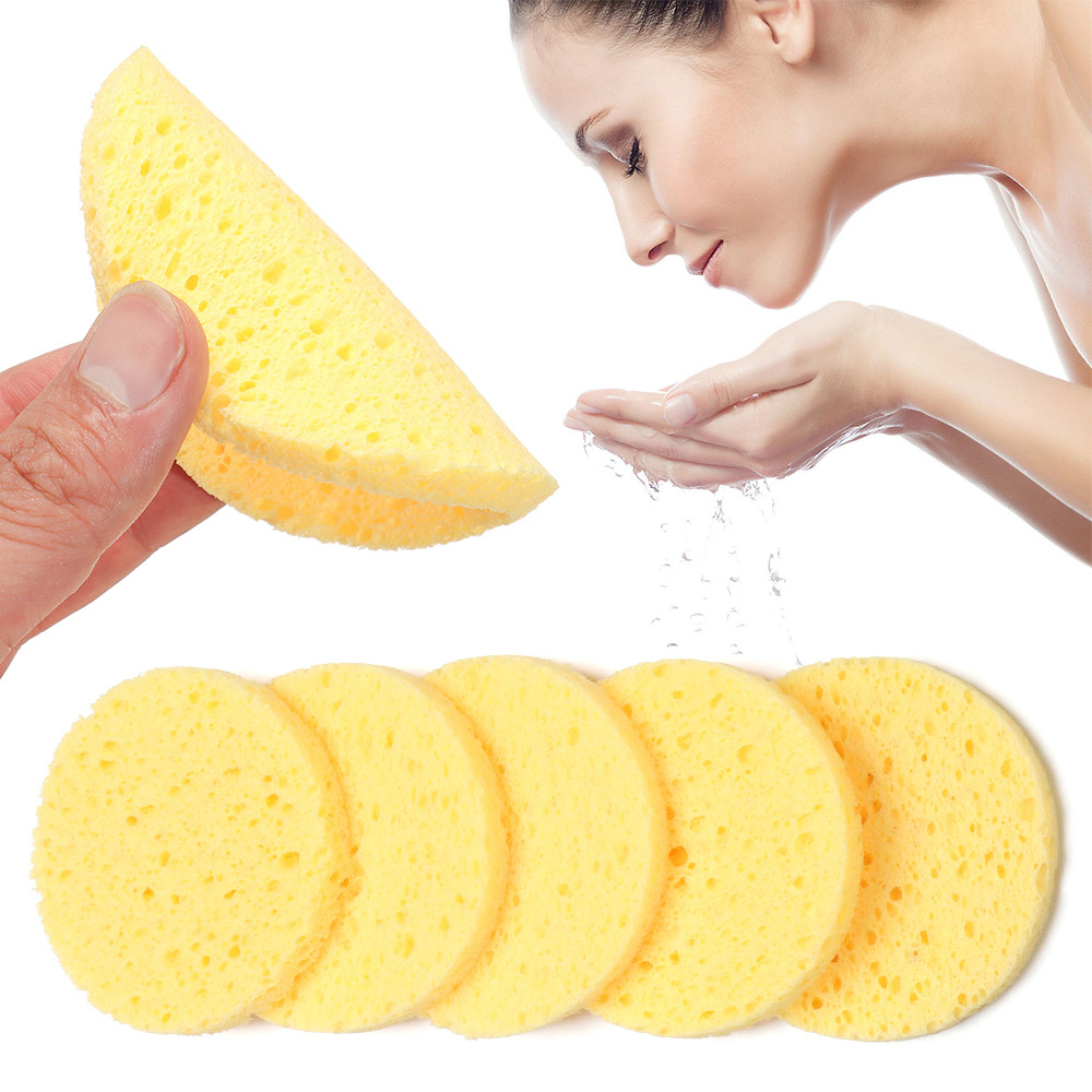 10pcs 6-9cm Yellow Face Round  - Eco Sponge review and price