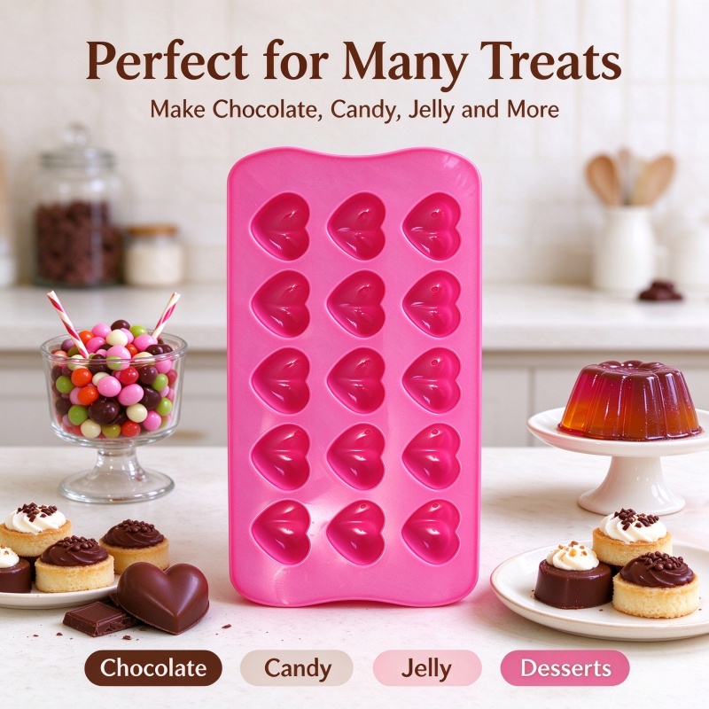 3D Love Heart Silicone Mold Fo - Eco Soap review and price