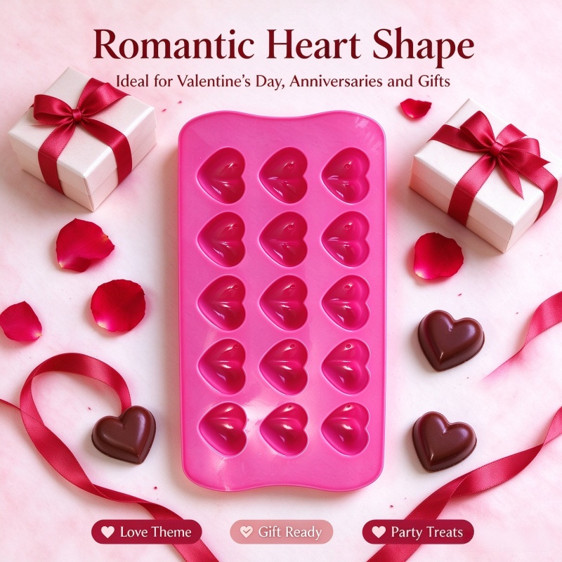 3D Love Heart Silicone Mold Fo - Eco Soap review and price