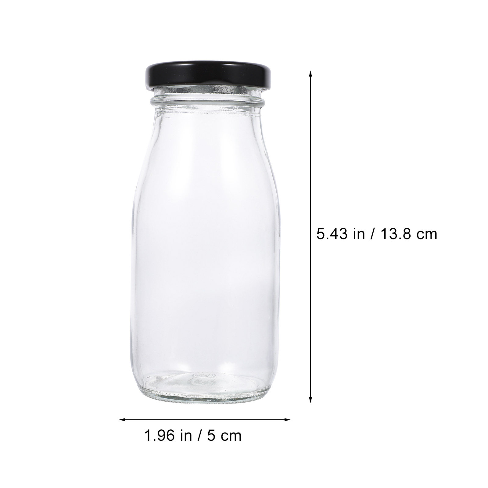 4Pcs Milk Bottle Glass Milk Ja - Reusable Bottle review and price
